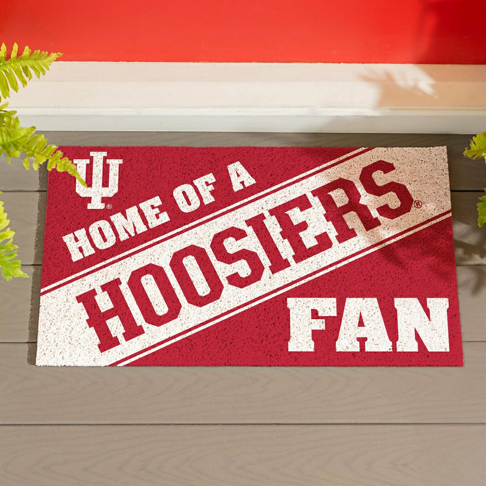 University of Indiana, PVC Mat COLOR, Home of a Fan - Collegiate