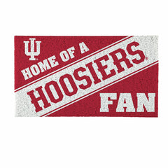 University of Indiana, PVC Mat COLOR, Home of a Fan - Collegiate