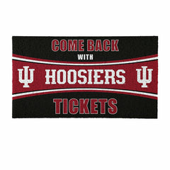 28" x 16" PVC Trapper Mat, Come Back with Tickets, Indiana University - Collegiate