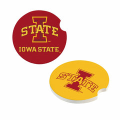 Iowa State University Car Coaster Set, 2pc - Collegiate Home