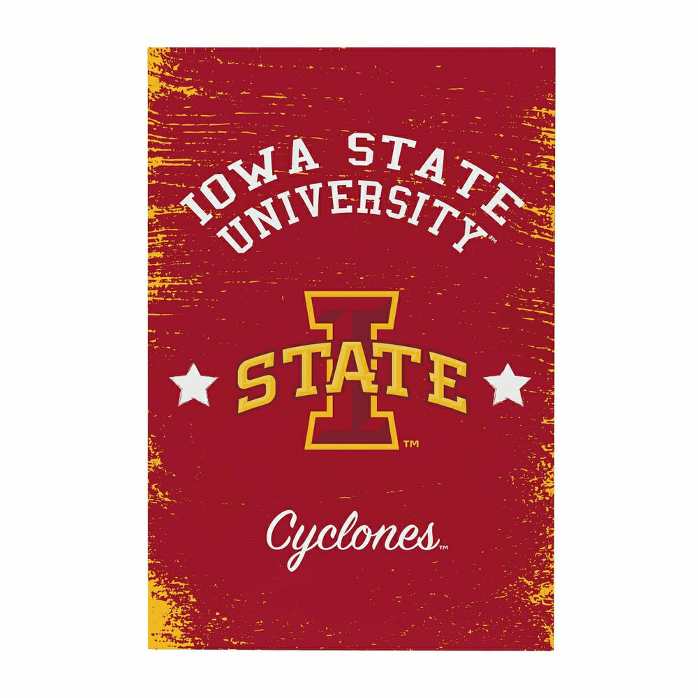 Iowa State University Wood Wall Sign, 16x24 - Collegiate Home