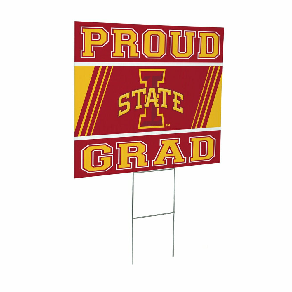 Iowa State University Coroplast Yard Sign Graduate - Collegiate Home
