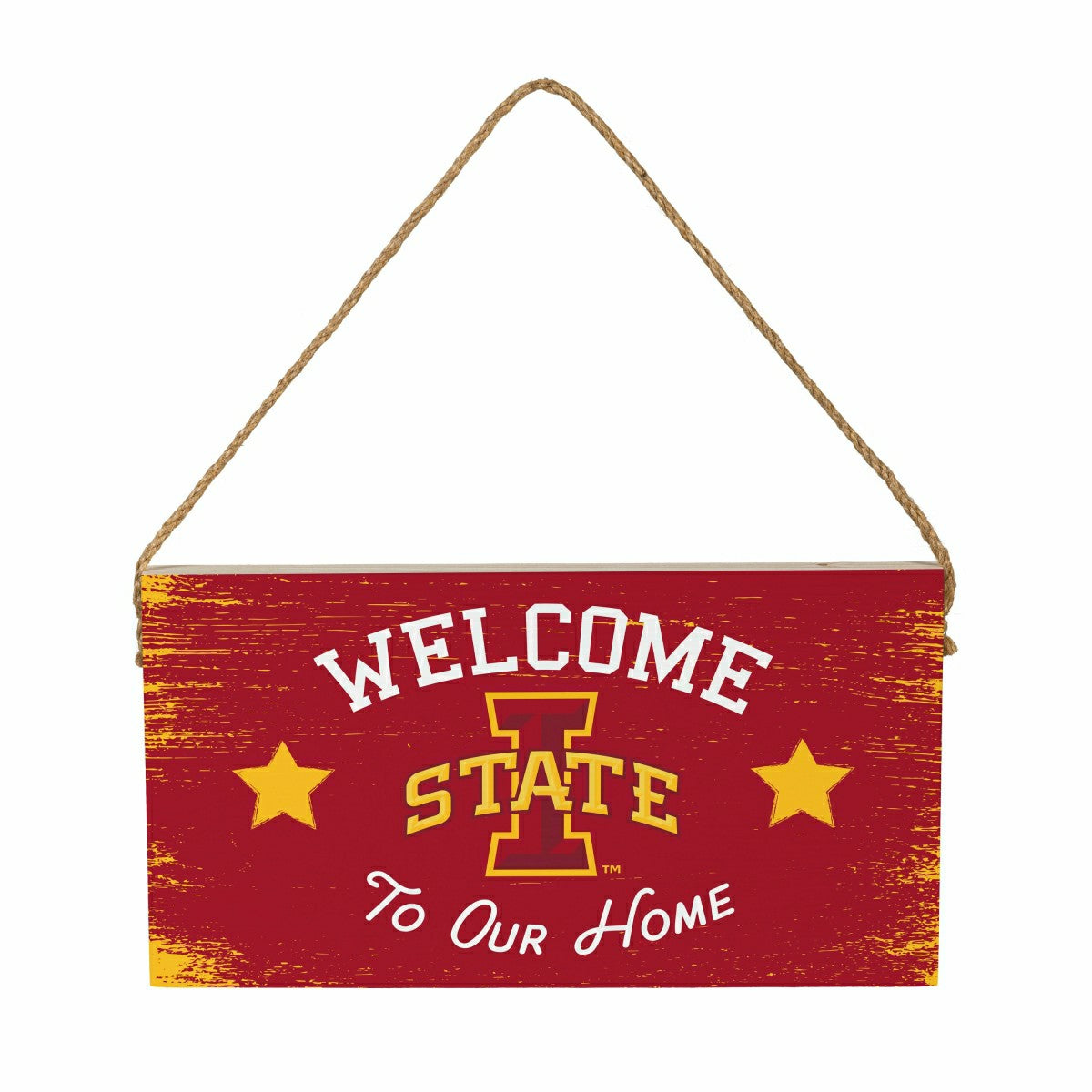Iowa State University Wood Wall Sign, 6x11 - Collegiate Home
