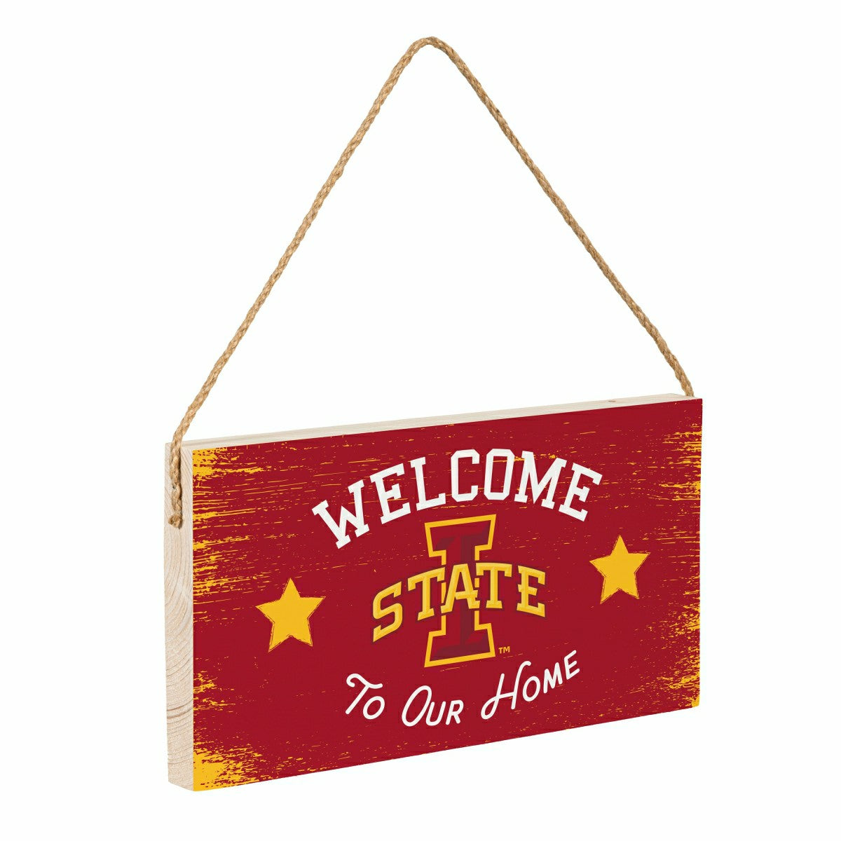 Iowa State University Wood Wall Sign, 6x11 - Collegiate Home