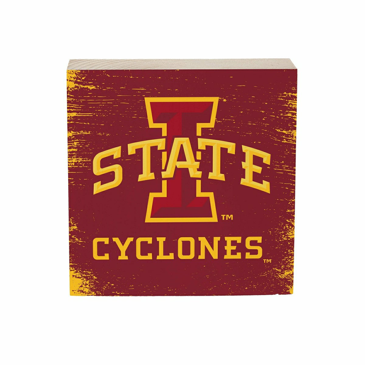 Iowa State University Plock, Down Home Fans, 6x6 - Collegiate Home