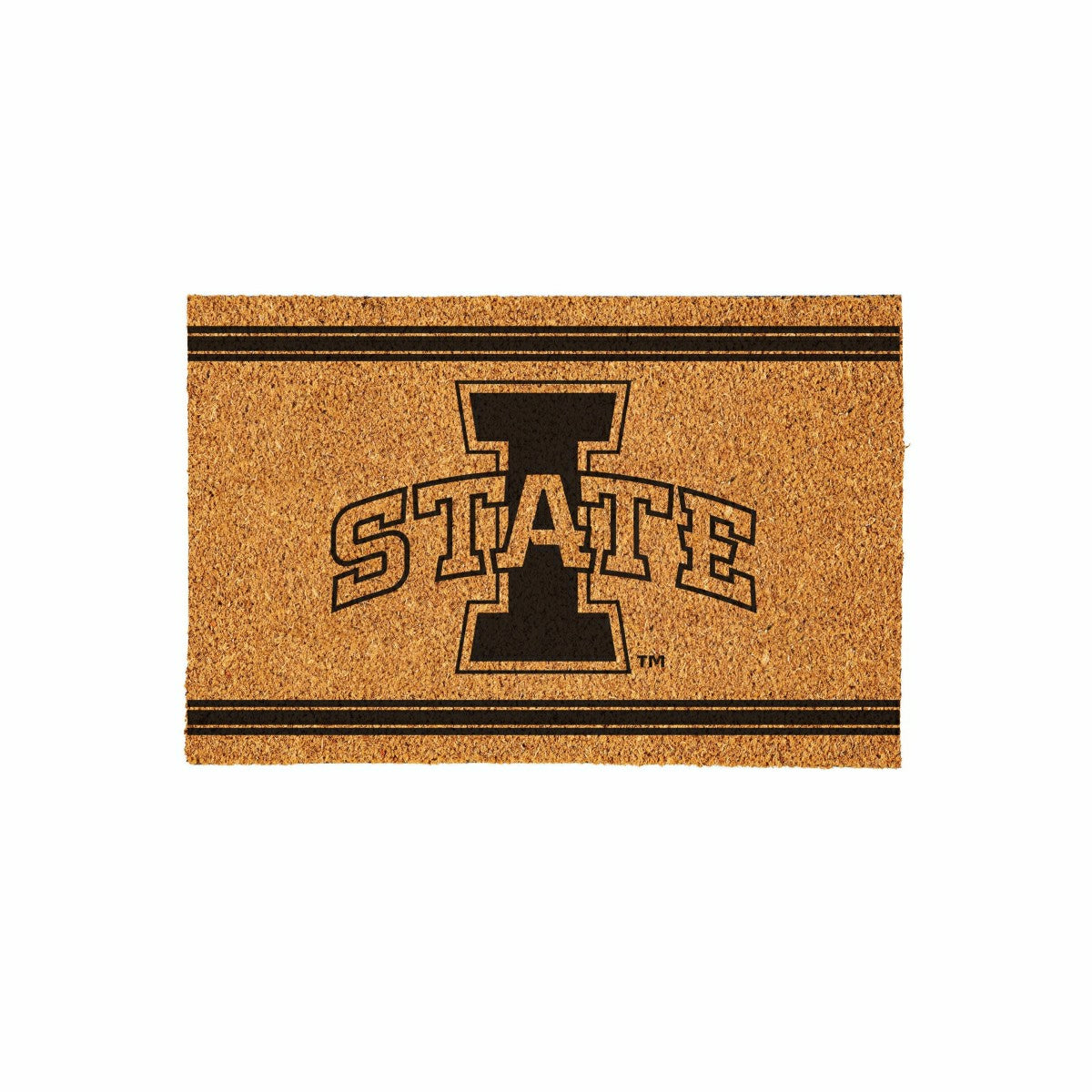 Iowa State University Large One Color Coir Mat, 36"x24" - Collegiate