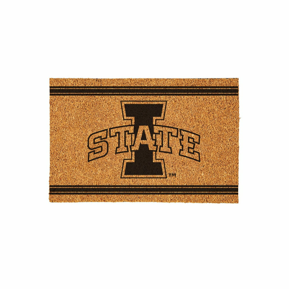 Iowa State University Large One Color Coir Mat, 36"x24" - Collegiate