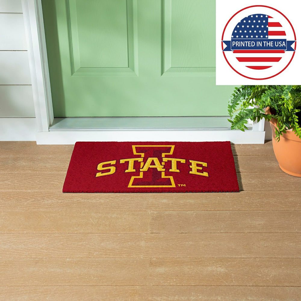Full Color PVC Mat, 16" x 28", Iowa State University - Collegiate