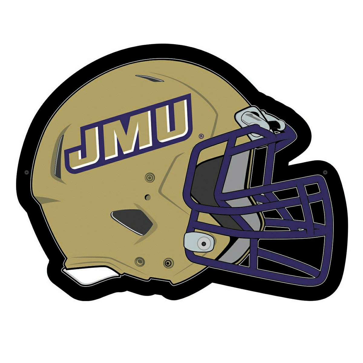 LED Wall Decor, Helmet, James Madison University - Collegiate Home
