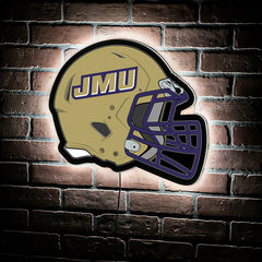 LED Wall Decor, Helmet, James Madison University - Collegiate Home