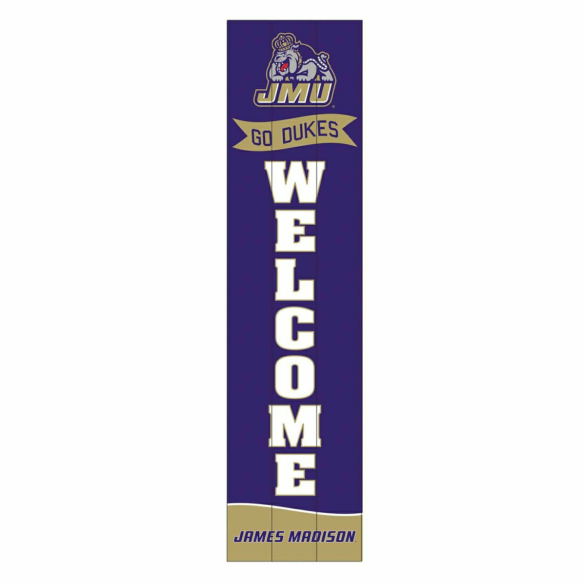 James Madison University Large Single Sided Leaner, 46" - Collegiate Home