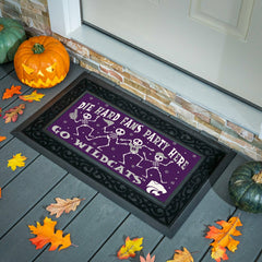 Kansas State University,University of Kansas Flocked Coir Halloween Sa - Collegiate