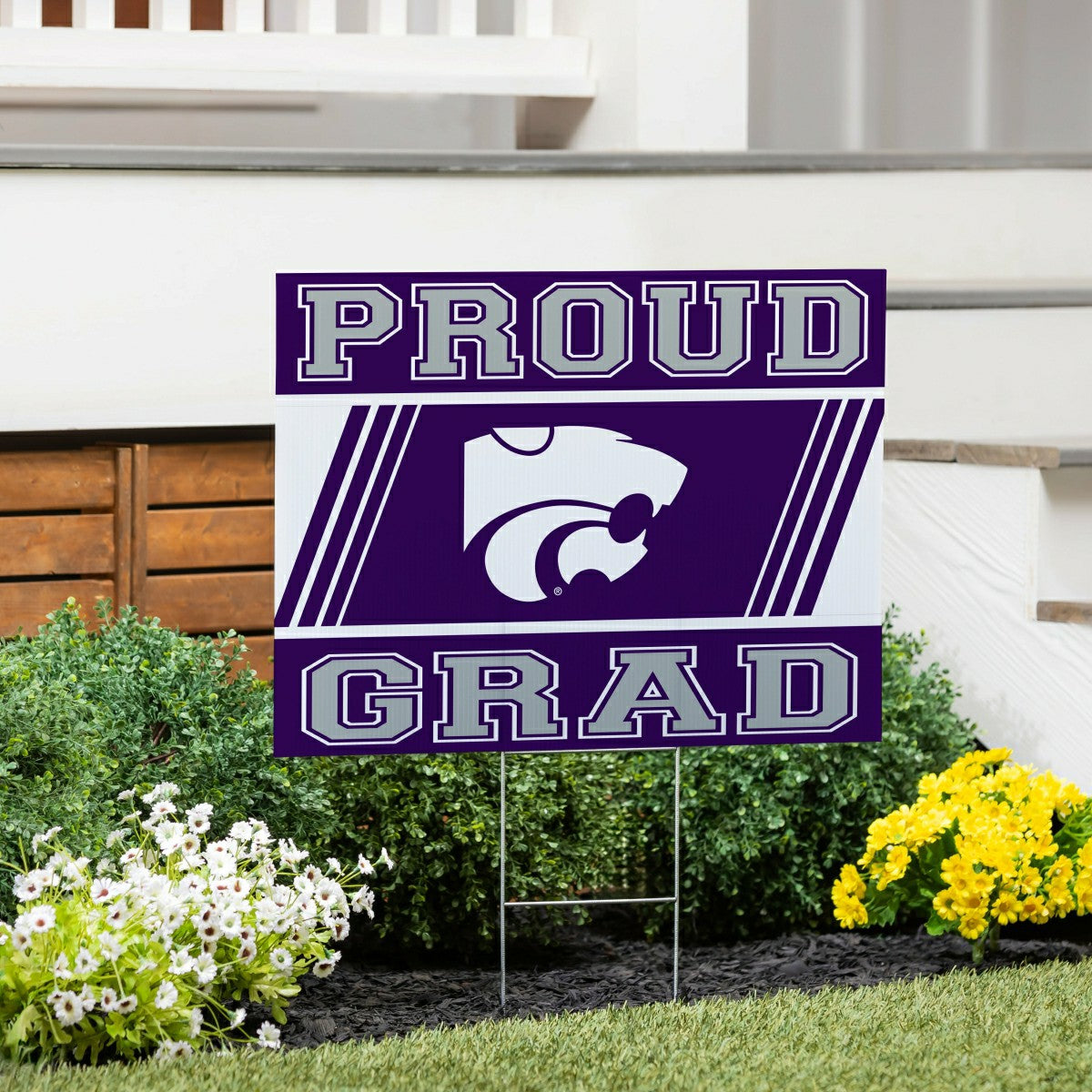 Kansas State University Coroplast Yard Sign Graduate - Collegiate Home