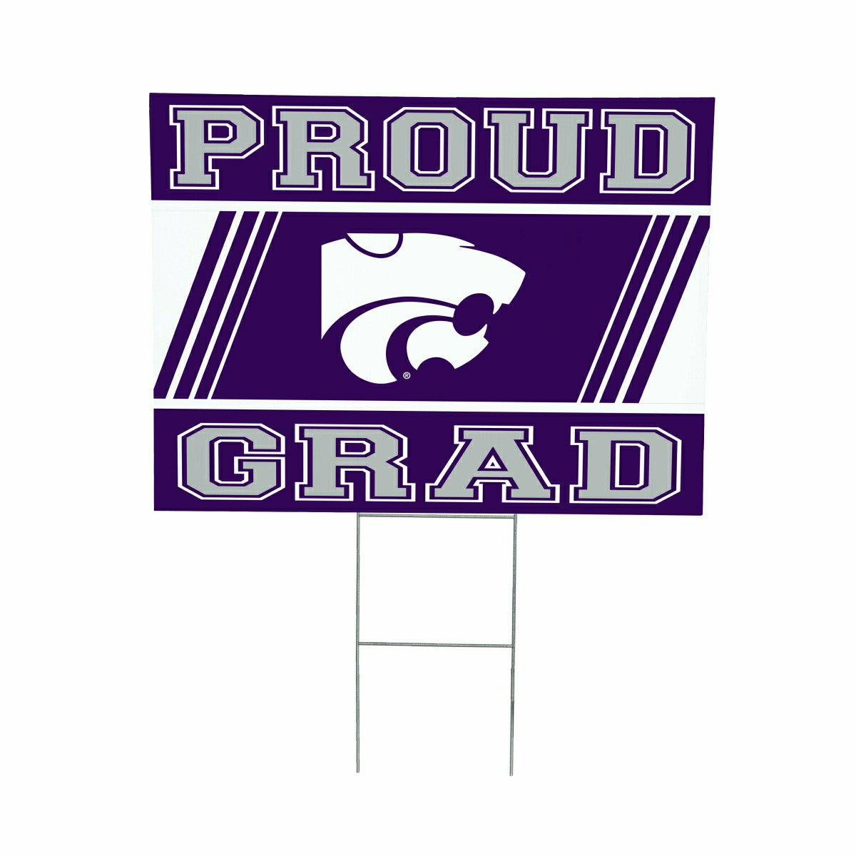 Kansas State University Coroplast Yard Sign Graduate - Collegiate Home