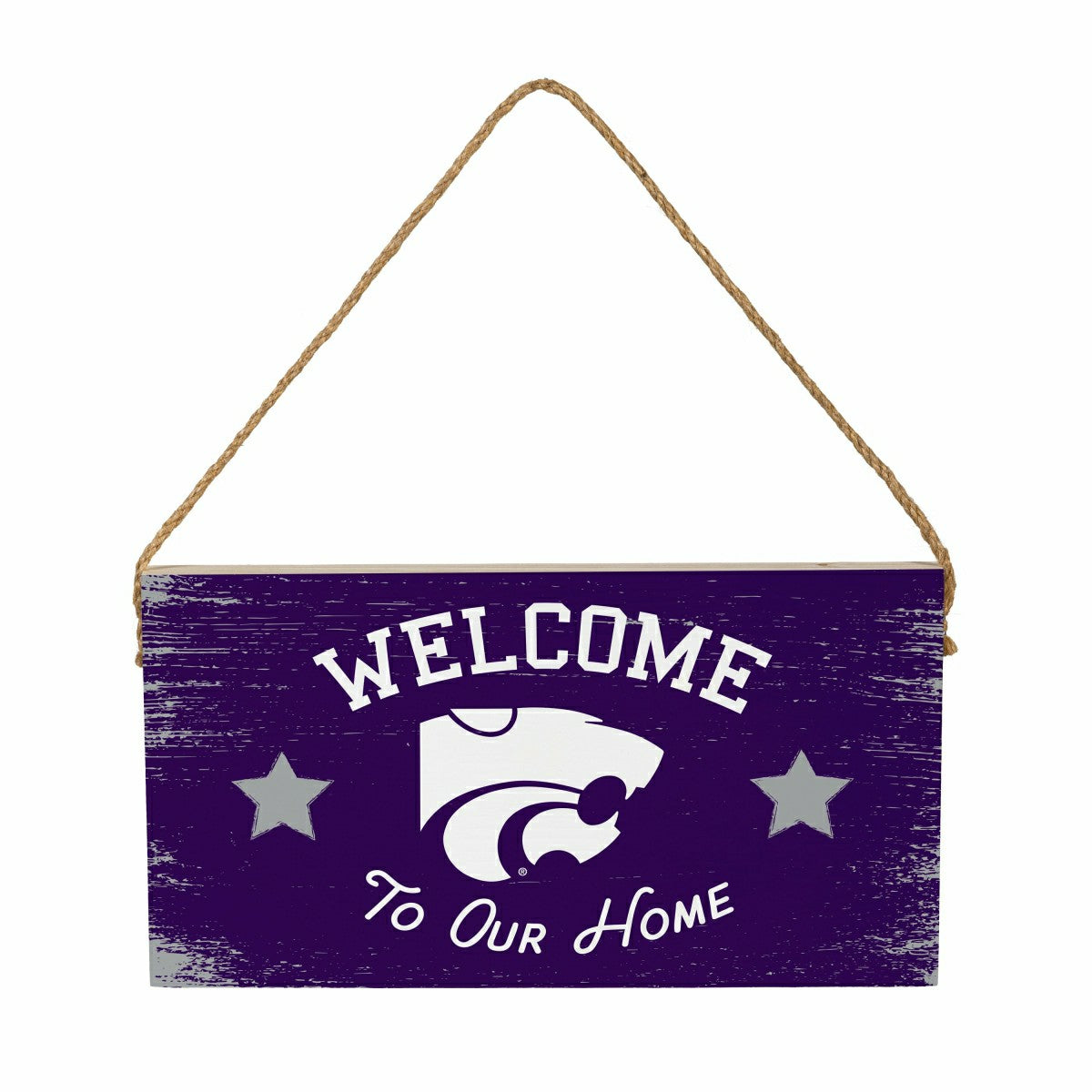 Kansas State University Wood Wall Sign, 6x11 - Collegiate Home