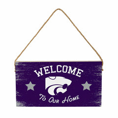 Kansas State University Wood Wall Sign, 6x11 - Collegiate Home