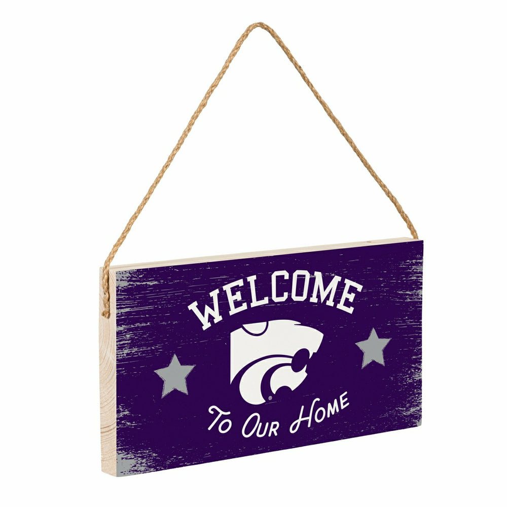 Kansas State University Wood Wall Sign, 6x11 - Collegiate Home