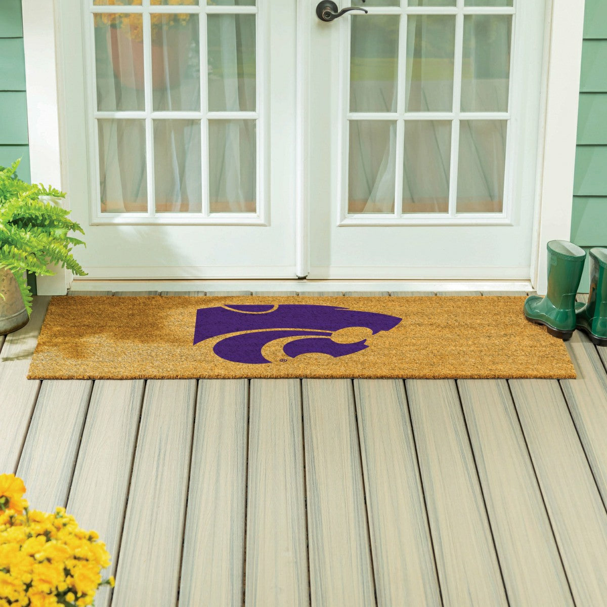 Kansas State University Extra Large Full Color Coir Mat, 60"x24" - Collegiate