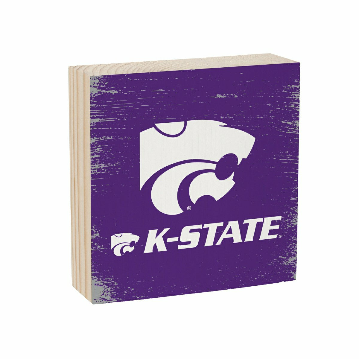 Kansas State University Plock, Down Home Fans, 6x6 - Collegiate Home