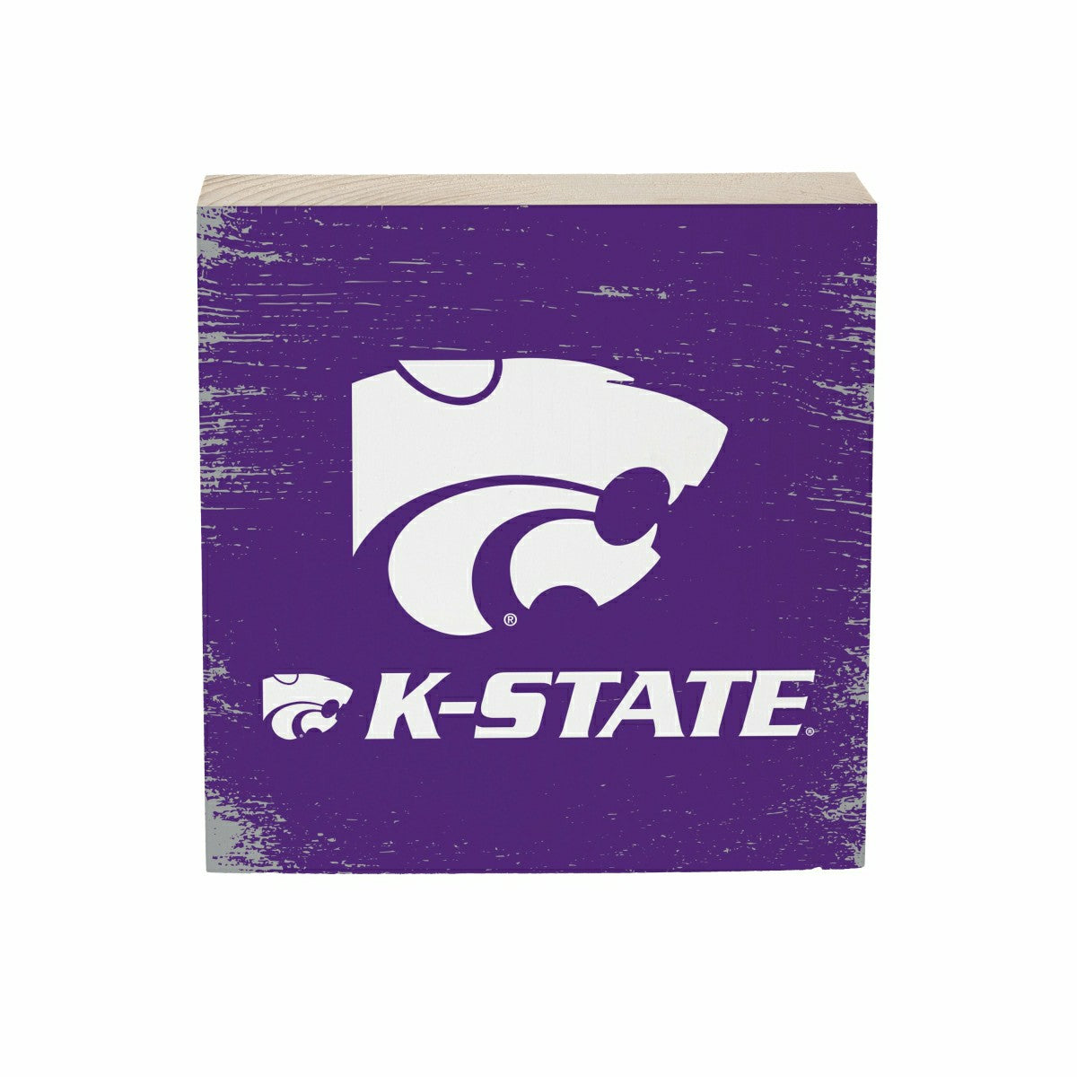 Kansas State University Plock, Down Home Fans, 6x6 - Collegiate Home