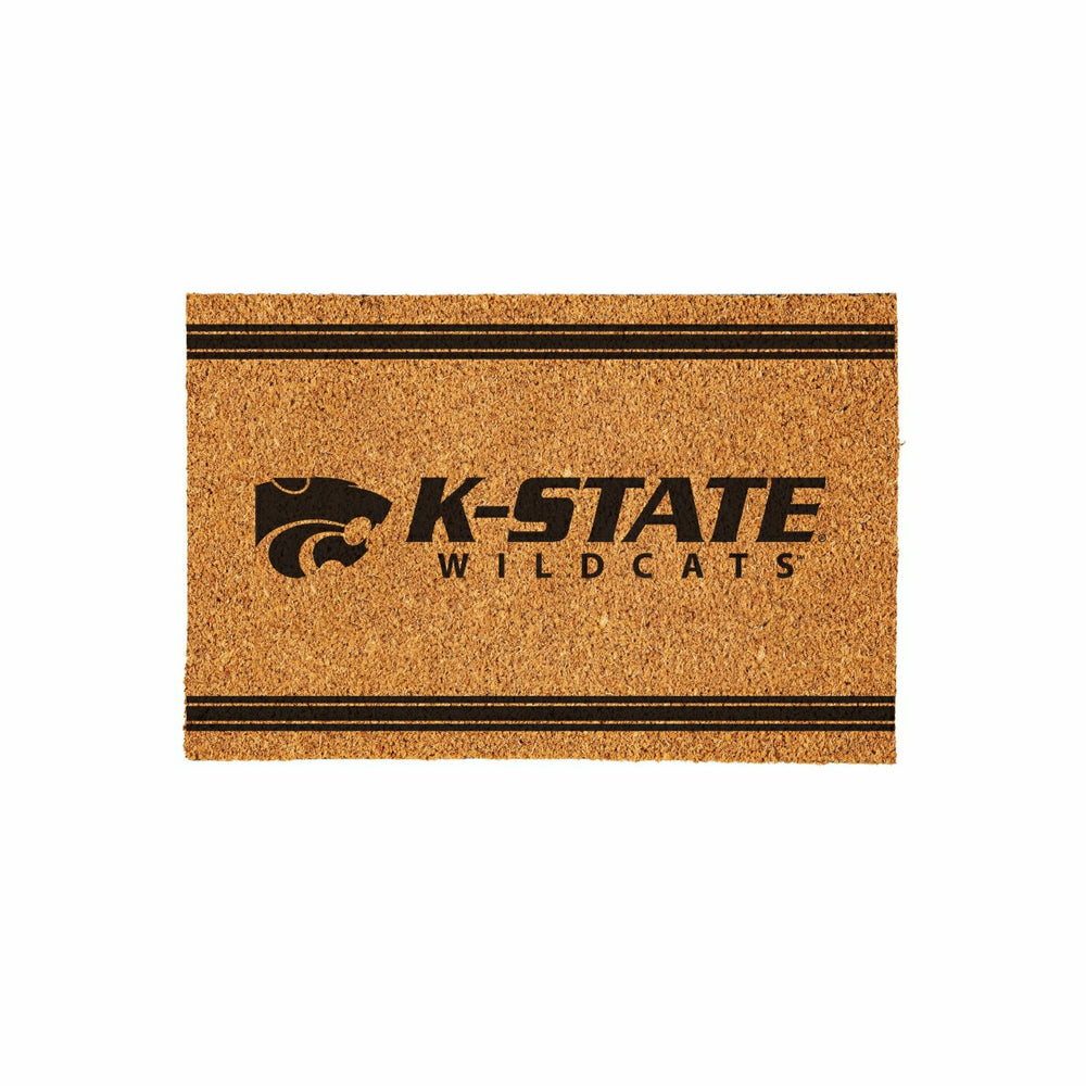 Kansas State University Large One Color Coir Mat, 36"x24" - Collegiate