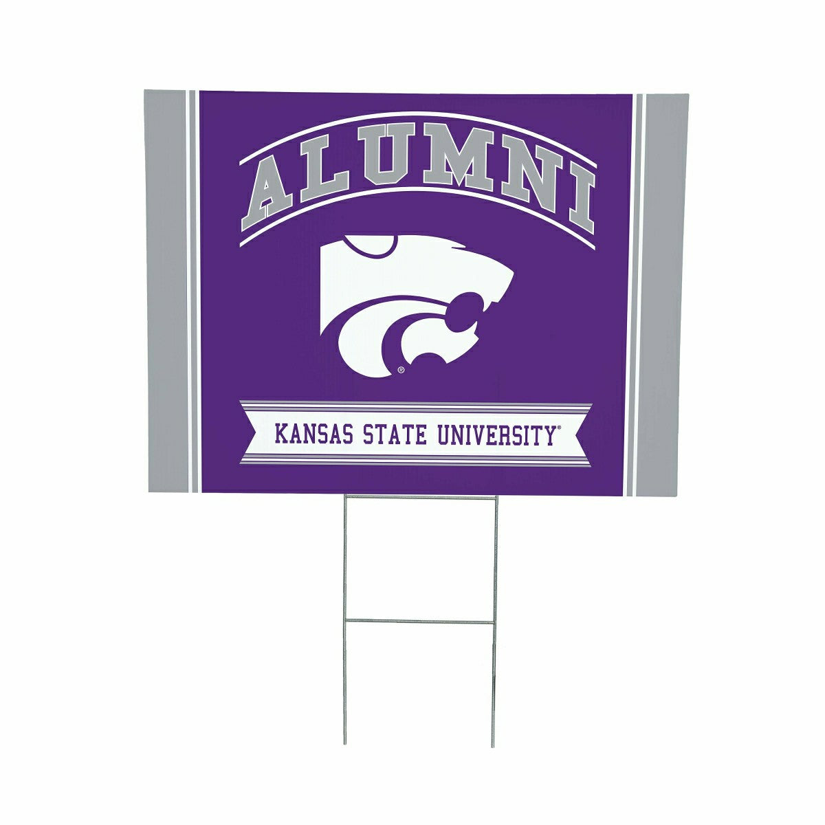 Kansas State University Coroplast Yard Sign Alumni - Collegiate Home