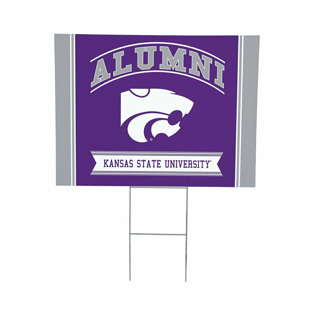 Kansas State University Coroplast Yard Sign Alumni - Collegiate Home