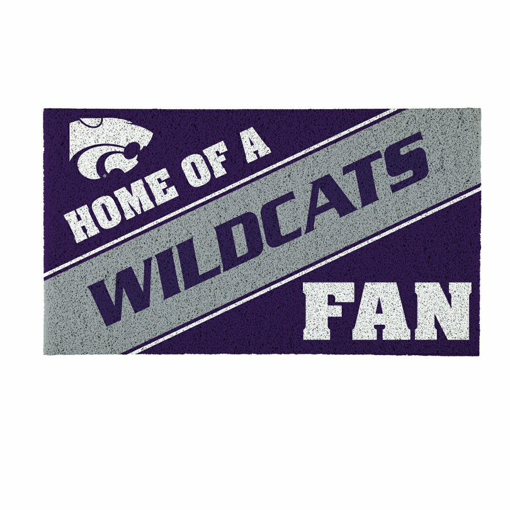 Kansas State University, PVC Mat COLOR, Home of a Fan - Collegiate