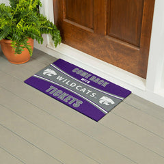 28" x 16" PVC Trapper Mat, Come Back with Tickets, Kansas State Univer - Collegiate
