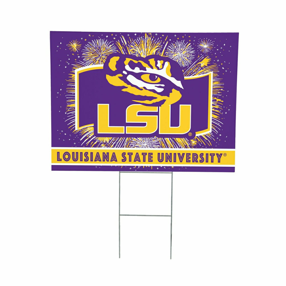 Louisiana State University Yard Sign, Patriotic - Collegiate Home
