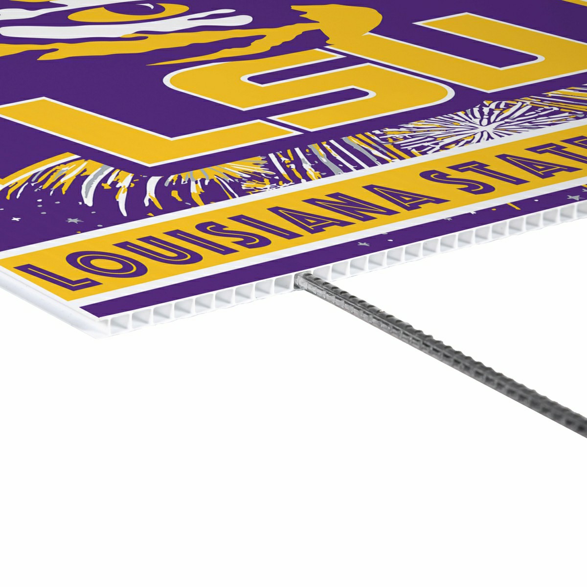 Louisiana State University Yard Sign, Patriotic - Collegiate Home
