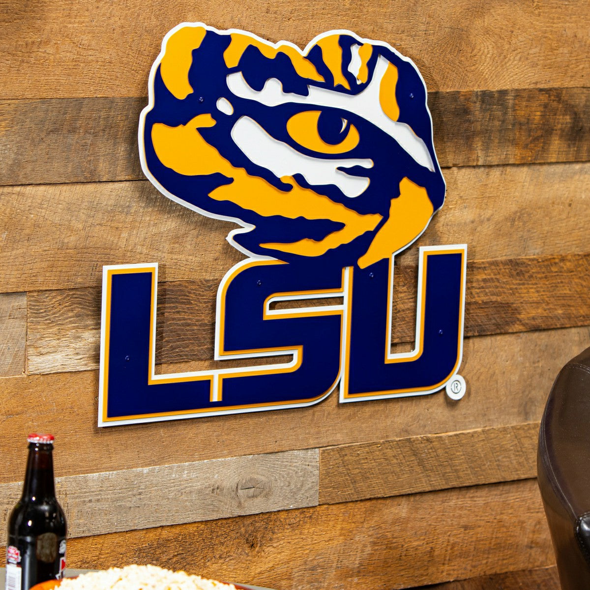 Louisiana State University Premier Metal Wall Art - Collegiate Home
