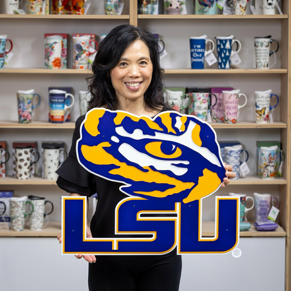 Louisiana State University Premier Metal Wall Art - Collegiate Home