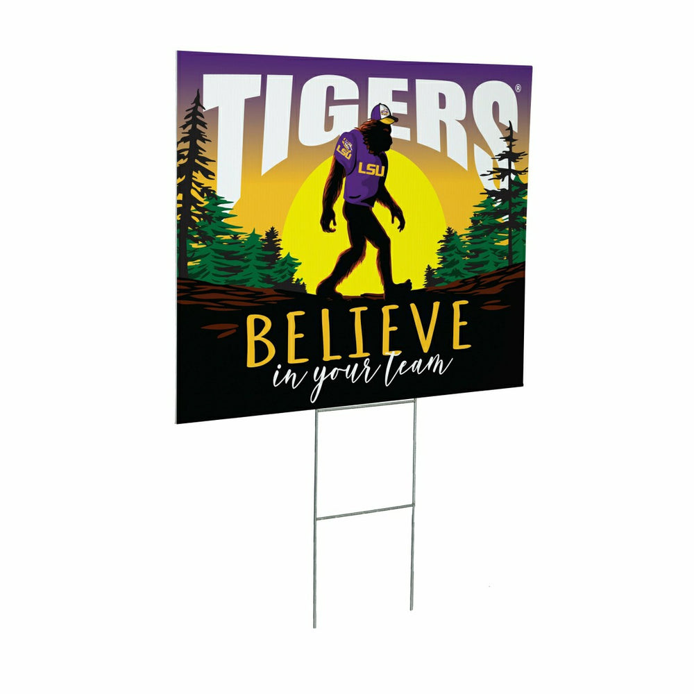 Louisiana State University Yard Sign, Bigfoot - Collegiate Home