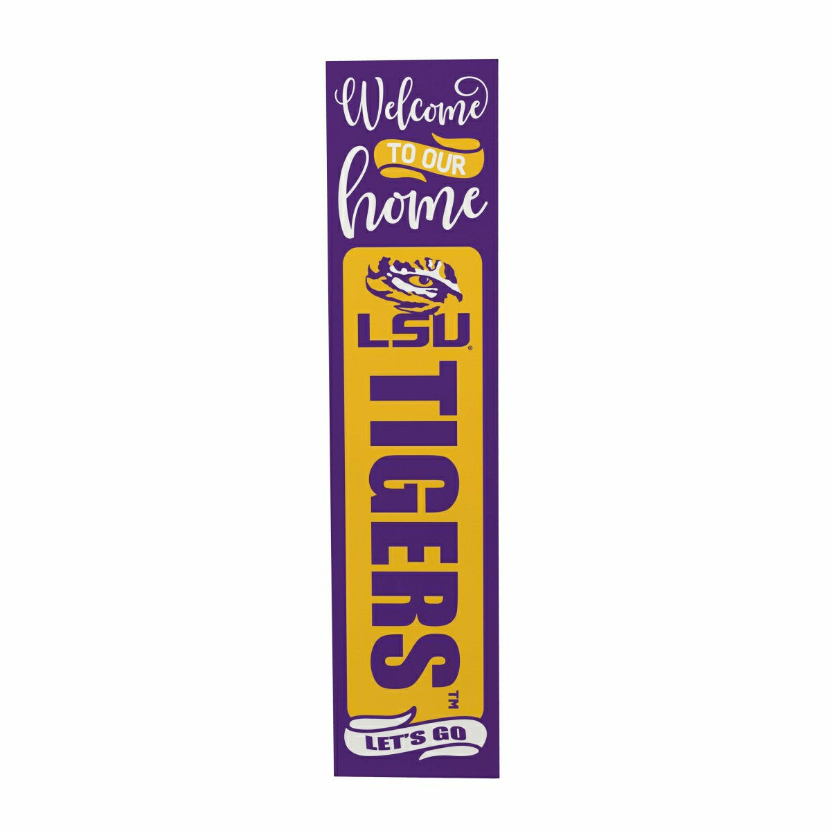 47" Double Sided Leaner, Louisiana State University, Halloween - Collegiate Home