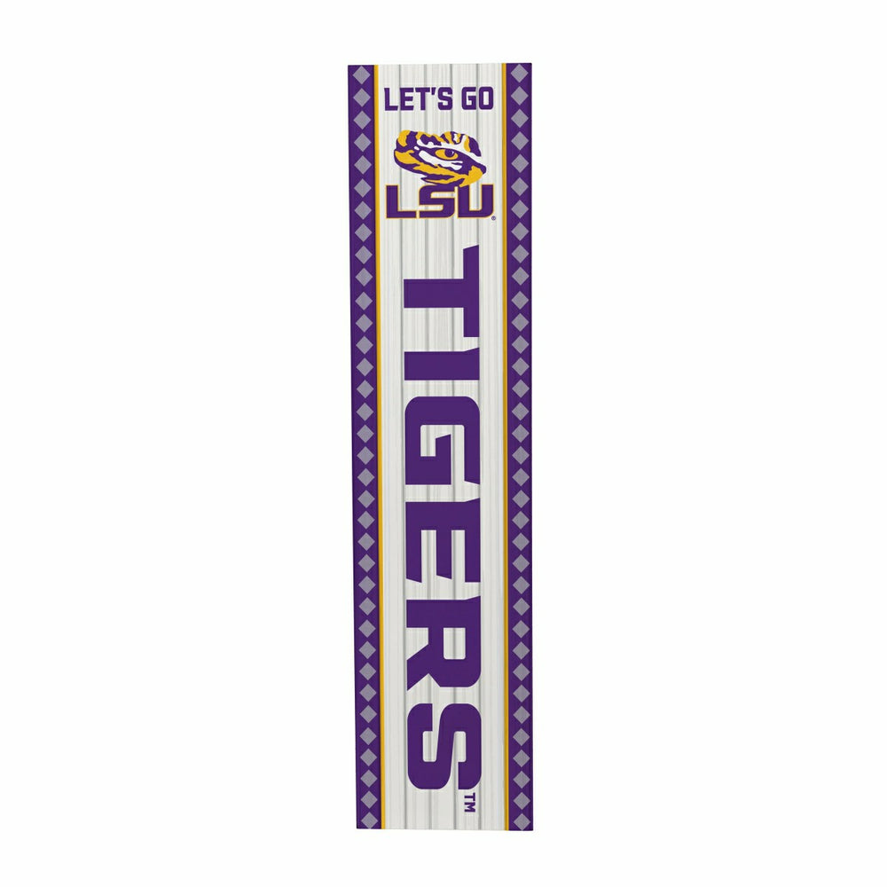 47" Double Sided Leaner, Louisiana State University, Christmas - Collegiate Home