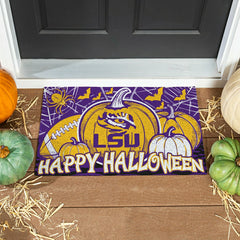 Louisiana State University Halloween PVC Mat, 28"x16" - Collegiate