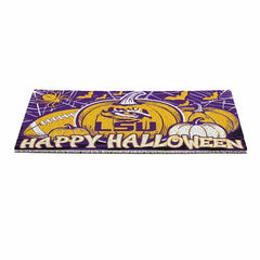 Louisiana State University Halloween PVC Mat, 28"x16" - Collegiate