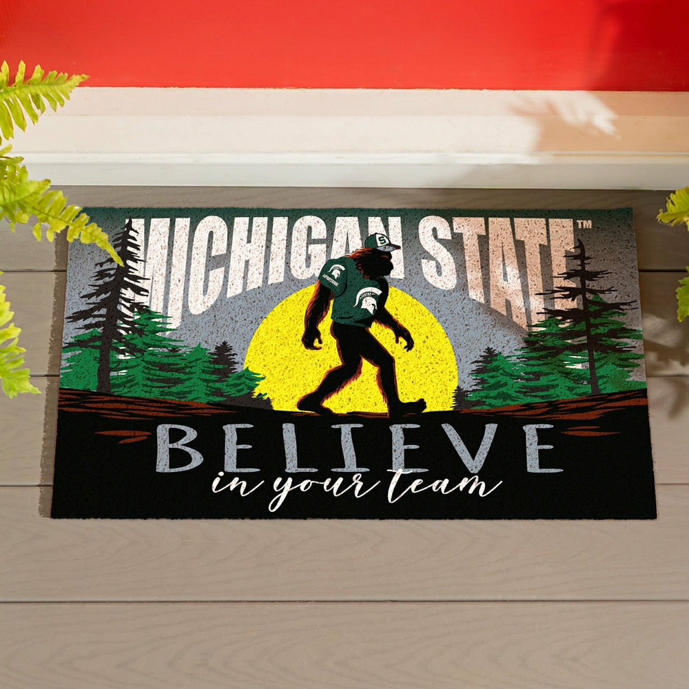Michigan State University Bigfoot PVC Mat, 28"x16" - Collegiate