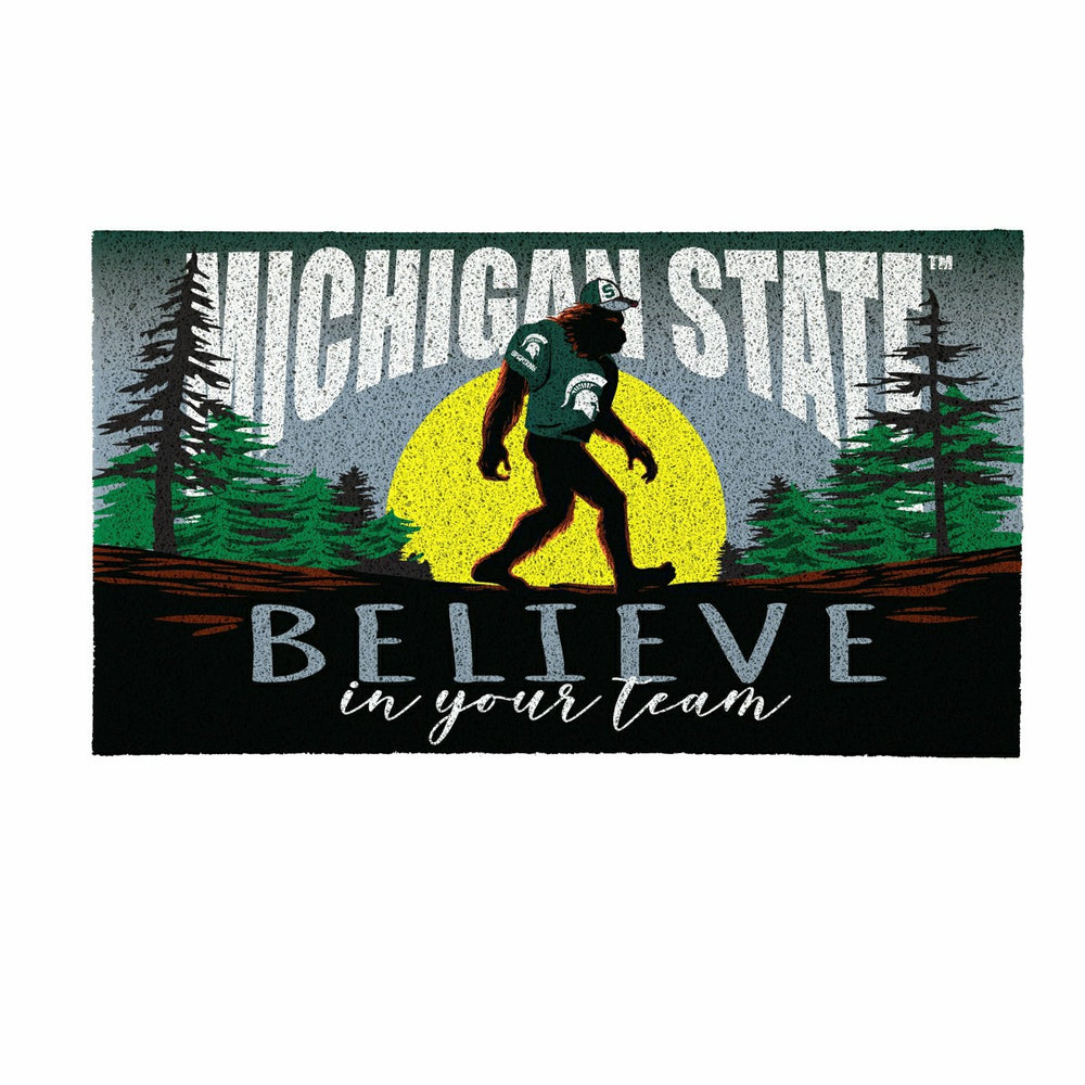 Michigan State University Bigfoot PVC Mat, 28"x16" - Collegiate