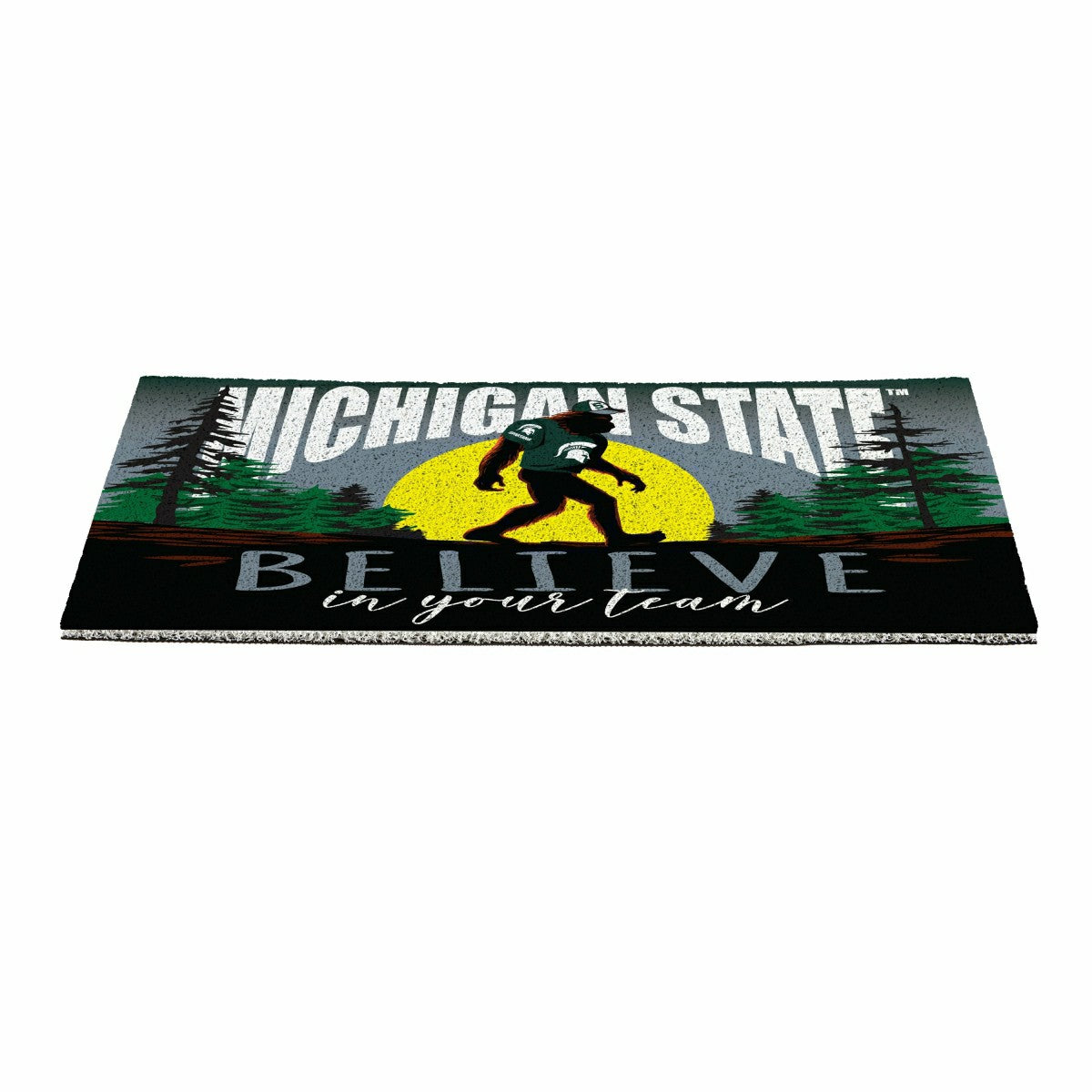 Michigan State University Bigfoot PVC Mat, 28"x16" - Collegiate