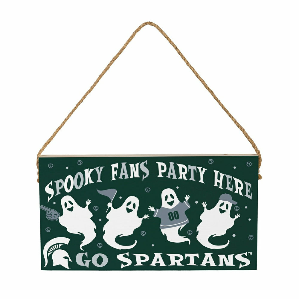 Michigan State University Halloween Wood Wall Sign, 6x11 - Collegiate Home
