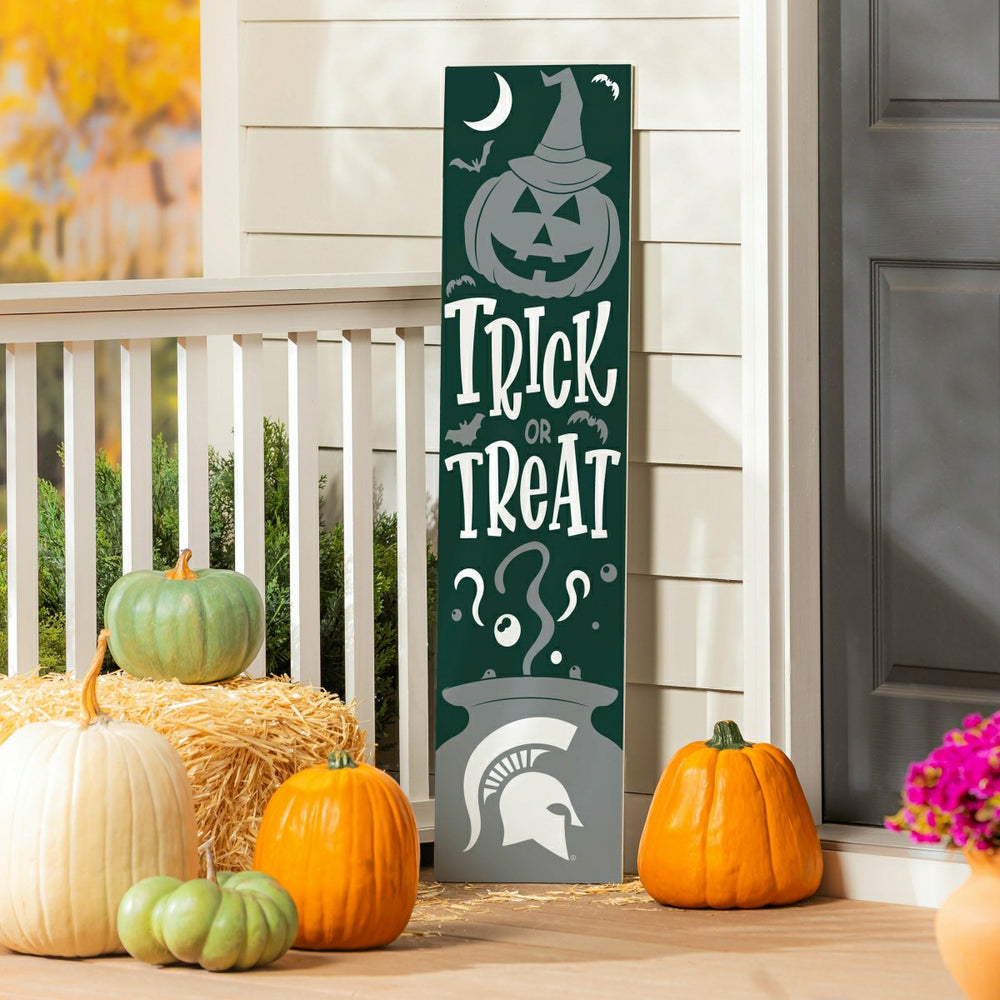 47" Double Sided Leaner, Michigan State University, Halloween - Collegiate Home
