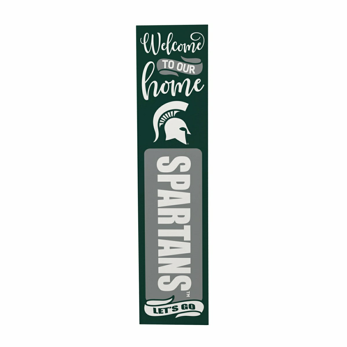 47" Double Sided Leaner, Michigan State University, Halloween - Collegiate Home
