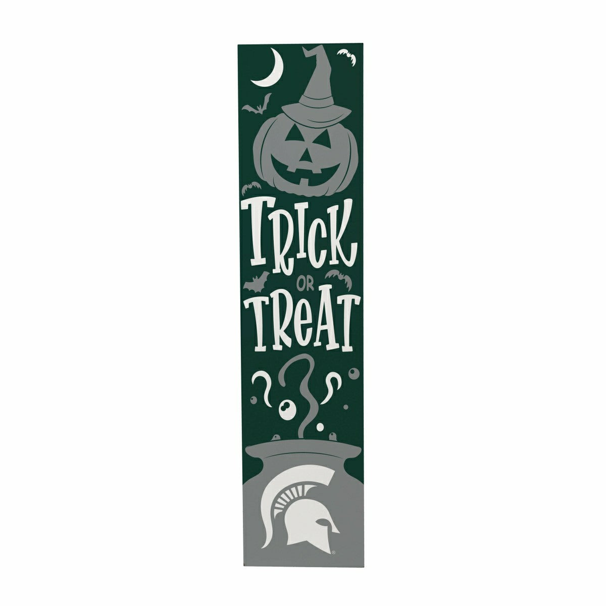 47" Double Sided Leaner, Michigan State University, Halloween - Collegiate Home