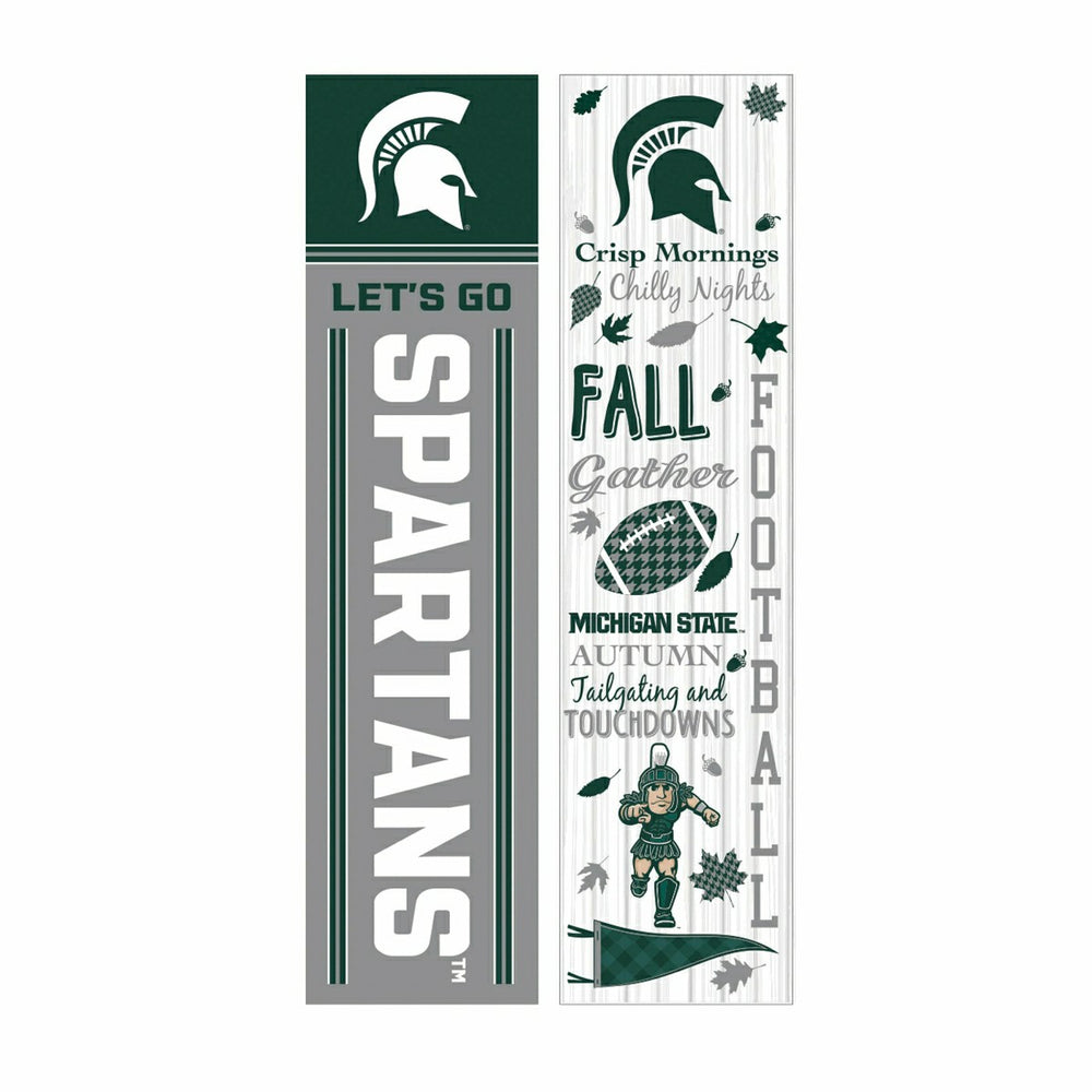 46" Double Sided Leaner, Michigan State University, Fall Seasonal - Collegiate Home