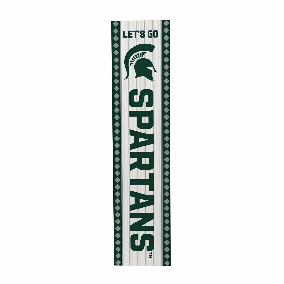 47" Double Sided Leaner, Michigan State University, Christmas - Collegiate Home