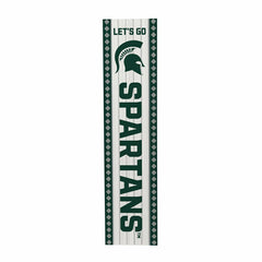 47" Double Sided Leaner, Michigan State University, Christmas - Collegiate Home