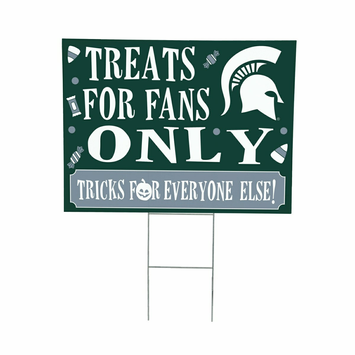 Michigan State University Yard Sign, Halloween Treats for Fans - Collegiate Home