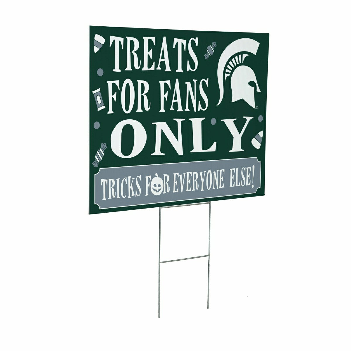 Michigan State University Yard Sign, Halloween Treats for Fans - Collegiate Home